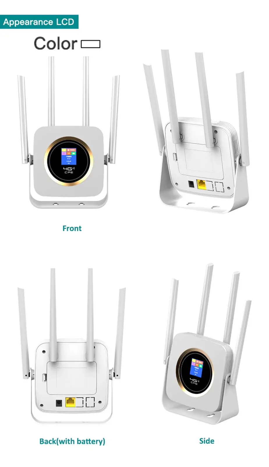 Rabat 300Mbps SIM-Kort LTE Router FDD Mobile Bærbart Wifi-Hotspot Ulåst ~ kontor / Spotonjobs.dk