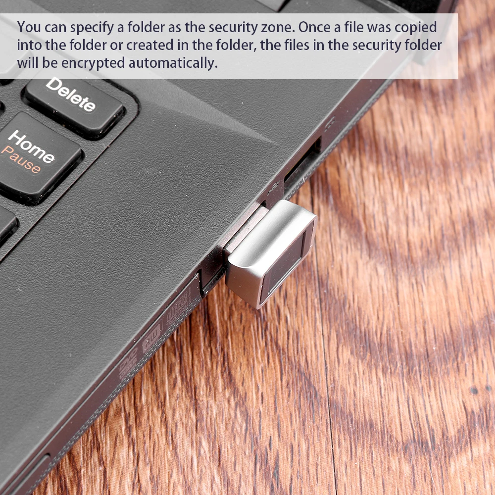 Rabat Smart ID USB-fingeraftrykslæser Windows 32/64 Bit Password-Gratis Login/Login-lås/Lås op For Bærbare PC, fingeraftrykslæser ~ Mall / Spotonjobs.dk