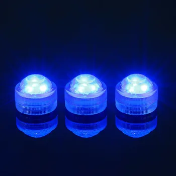 100pcs/Masse Batteri Drevet Vandtæt Dykkede Flerfarvet Mini LED-Lys til et Bryllup Part Indretning