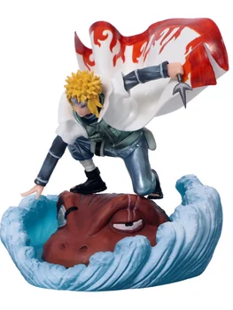 19cm Anime Naruto Gk Hokage IV Namikaze Minato Figur Statue Handling PVC-Gama-Bunta Dukker Gave Legetøj For Børn