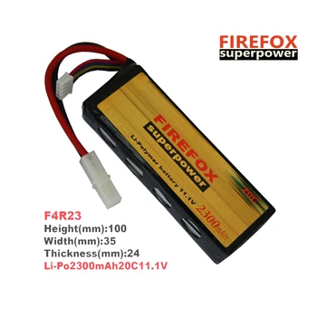 1stk Orginal FireFox 11.1 V 2300mAh 20C Li Po AEG Airsoft Batteri F4R23