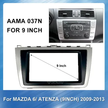 2 DIN Bil Radio stereo Montering installation fascia adapter Til MAZDA 6 Atenza 2009-2013 bil frame Lyd Bil genmontering af DVD-ramme