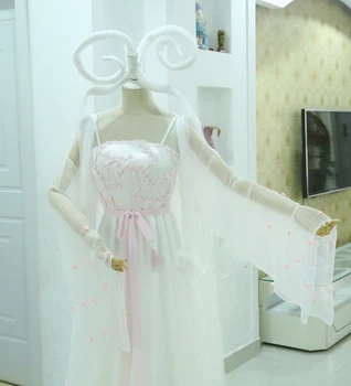 2 Designs Jia Jingwen Version WeiNiang Tang Prinsesse Fe Kostume Hanfu for TV Play Kvinder af Gange Zhi Zun Hong Yan Fase Hanfu