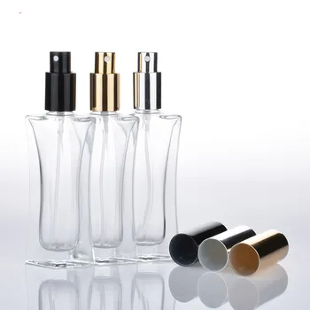 20 ML Transparent Glas Parfume Udlevering Tom sprayflaske Fine Lille Tryk på Parfume Flaske 50STK/MASSE