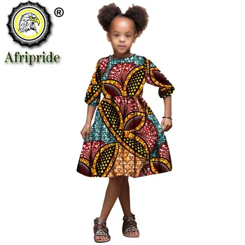 2020 Afrikanske Børn Tøj Bazin Riche Dashiki Mode Kjoler Afrikanske Dashiki Print Pige Nederdel Kausale Part S1845004