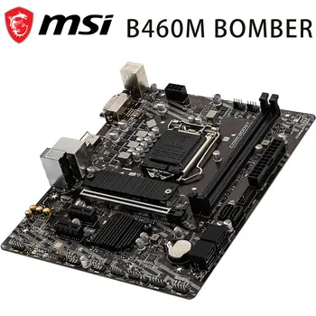 2021 Bundkort MSI B460M B460 BOMBEFLY LGA 1200 Intel Socket B460 DDR4 Hukommelse 64GB PCI-E 3.0 M. 2 Micro ATX Nye Desktop Motherbord
