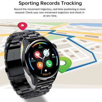 2021 Nyt, Smart Ur Mænd Vandtæt Sport Fitness Tracker Weather Display Bluetooth Opkald Smartwatch Til Android, IOS