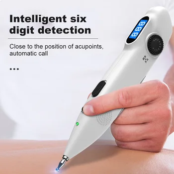 2022New El-Akupunktur Pen Auto Find Punkt Massage Body Massager Enhed Muskel Stimulator Terapi USB-Genopladelige