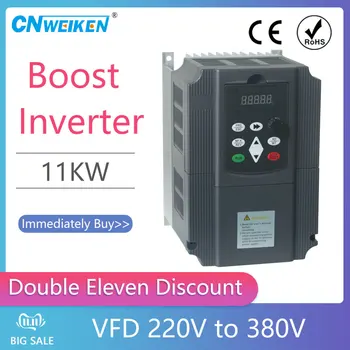 220V til 380V VFD 1.5 KW-7,5 KW 1HP Variabel Frekvens-Drive solar Inverter-Motor hastighedsregulering Converter