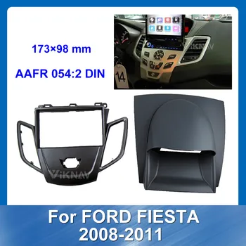 2DIN Bil Radio Panel Fascia Dash Trim-Kit til Ford Fiesta 2008-2011 Bil genmontering DVD-Afspiller frame Auto Mms