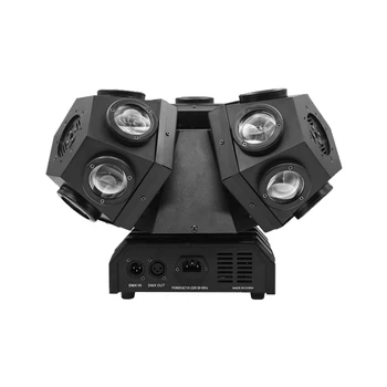 3 hoveder 18x10w RGBW stråle bevæger hovedet lys RGB laser projektor professionel fase DMX DJ diskotek julefrokost ferie lys