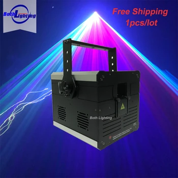 3W RGB DMX Scanner Fase Belysning Effekt Projektor Laser Animation Projektor Laser Belysning PRO DJ Vis Scanner Lys
