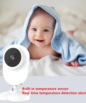 4.3 tommer video babyalarm med kamera, to-vejs audio, baby sikkerhed kamera, babyalarm, night vision, temperatur-sensor