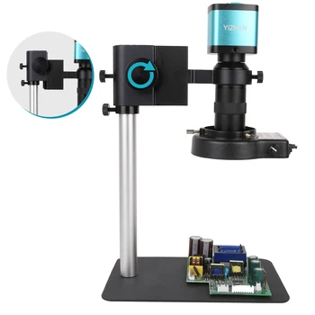48MP 4K-Digital Video Monokulare Mikroskop-Kamera, HDMI USB-Continus Zoom 130X C-Mount-Lodning PCB Mobiltelefon Reparation Værktøjer