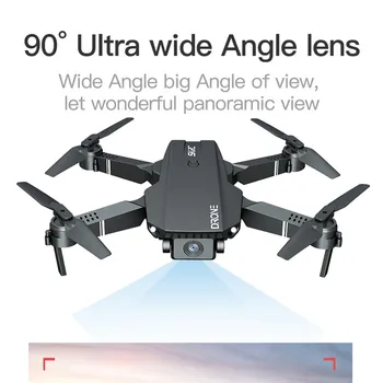 4K HD Dual Camera WiFi FPV Drone Bane flyvehøjde Hold Gestus Foto 3D Flip Sammenklappelig RC Quadcopter, Med 3stk Batteri