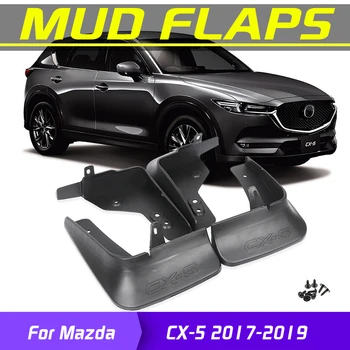 4stk Bil Stænklapper Forreste Bagerste Mudder, Klapper, Skærme Splash Vagter Fender Flares Til Mazda CX-5 2017 2018 2019 Tilbehør til Bilen