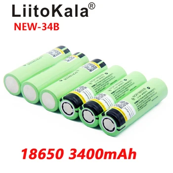 5000PCS Liitokala Nye Originale 18650 3400mAh batteri, Li-ion Genopladeligt NCR18650B Batteri 3,7 V batterier