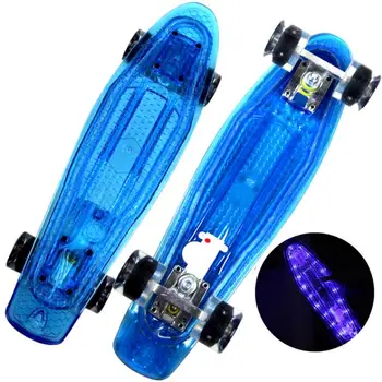 55cm Skate Board Plast Longboard Banan Fishboard Cruiser Mini Skateboard Street Udendørs Sport For Pige Dreng