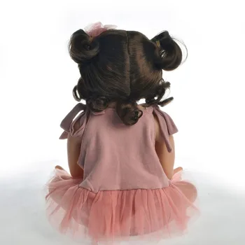 55cm bebes genfødt de silikone real Reborn Baby Doll Legetøj Til Pige Vinyl Nyfødte Prinsesse barn dukke til børn gave kan badekar