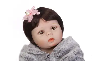 56cm Engros Hot Stil Fuld Silikone Reborn Baby Doll Omkring 22