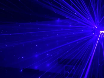 6W Super lyse DJ diskotek Laser RGB starlight stråle lys, dj og bar virkning projektor laser scanner Strobe Bevæger hovedet scenebelysning