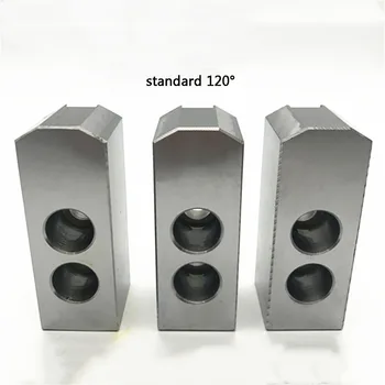 8 10 12 tommer 120 Grader Standard Hule Bløde Kæber for CNC Drejebænk Indehaveren Skærende Værktøj Bearbejdning