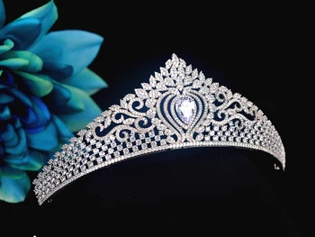 8 Kvinder Brude Bryllup Smykker, Diademer&Crown Fuld Crystal Hair Smykker til Brude Hår Tilbehør De Noiva H072