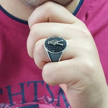 925 Sølv Casual Ring for Unge Mænd Ertugrul Ring