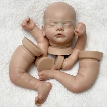 ACESTAR 16-18 Tommer 43cm 45cm Bebe Reborn Dukke sæt Allerede Malet Ya Pintado Klud Krop Rigtig Solid Silikone Nyfødte Baby Preemie