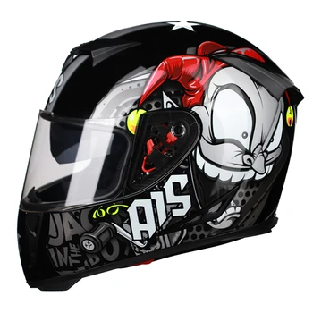 AIS Motorcykel Hjelm cool Modulære Moto Hjelm Med Indvendig solskærm Sikkerhed Dobbelt Linse Racing Full Face Hjelm Hjelm Moto