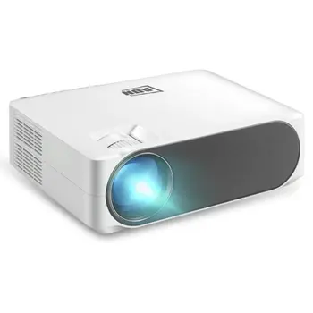 AUN AKEY6 5.8 tommer Mini 4K Bærbare HD LED-Projektor med Fjernbetjening