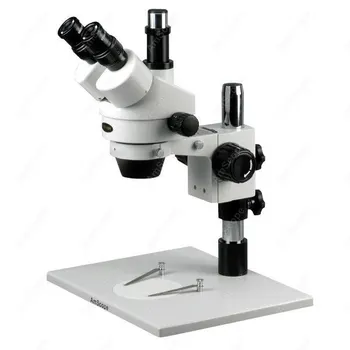 AmScope 7X-45X Trinokulartubus Inspektion Mikroskop med Ekstra Stor Stand SM-1T