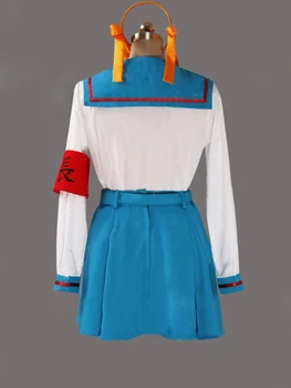 Animationsfilm The Melancholy of Haruhi Suzumiya Skole Pige Uniform Cosplay Kostume
