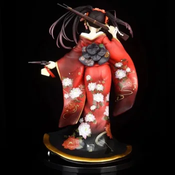 Anime KADOKAWA Dato En Levende Figur 1/7 Tokisaki Kurumi Mareridt PVC-Action Figur Legetøj Anime Tal Collectible Model Doll 23cm