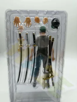 Anime i Ét Stykke Roronoa Zoro PVC Figur Model Toy 18cm Ny