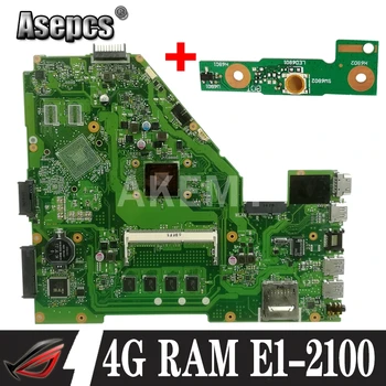 Asepcs X550WA Laptop bundkort 4G RAM E1-2100 CPU Asus X550WAK X550WE X550W Test bundkort X550WA bundkort test ok
