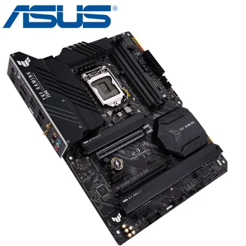 Asus TUF GAMING Z590-PLUS-WIFI Bundkortet LGA 1200 DDR4 128GB Støtte 11th Gen PCI-E WiFi 4.0 6 Nye Desktop Z590 Placa-Mãe