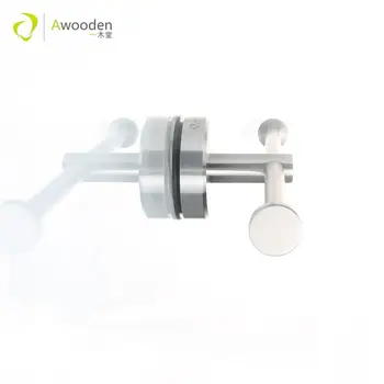 Awooden dobbelt papirholder slidstærk sugekop montering gratis skruer fastgørelse uden søm sugekop badeværelse tilbehør