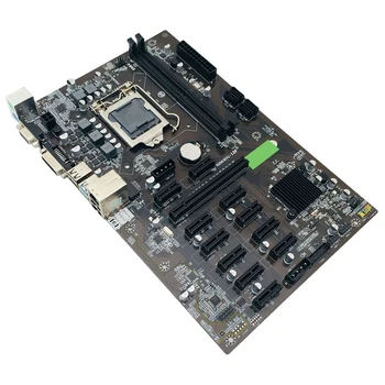 B250 BTC Minedrift Bundkort med G3900 CPU+120G SSD+SATA-Kabel Understøtter DDR4 LGA 1151 12XCard Slot for BTC Miner