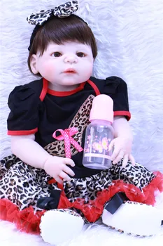 Bebes Reborn dukke 57CM Full Body silikone dukke Pige Reborn Baby Doll Badekar Toy Naturtro Nyfødte Prinsesse victoria Doll Menina
