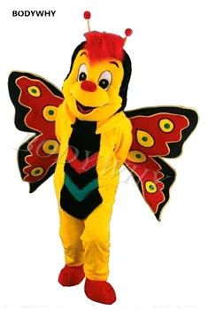 Bedste sælgende Jul Karneval Butterfly Cosplay Kostume Halloween fødselsdagsfest Kostume Voksen Reklame Parade Mascot
