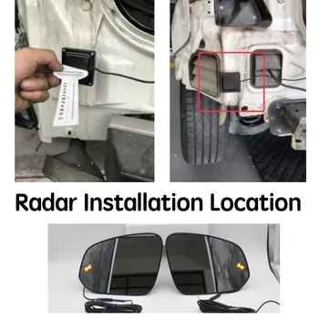 Bil BSD BSM BSA For Cadillac XT4 2018 2019 2020 Blind Område Spot Advarsel Kørsel Spejl Bag Radar Detection System