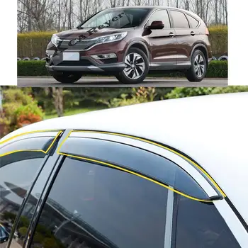 Bil Body Styling Mærkat Plast Vindue Glas Vind Visir Regn/Sol Vagt Vent Markiser Dele Til Honda CRV CR-V 2012-2016