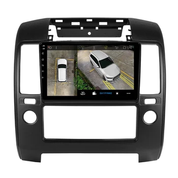 Bil DVD-Frame Lyd Montering Adapter Dash Trim Kits Fascia Panel 9 Tommer for Nissan Navara D40 05-14 2 Din Radio Afspiller