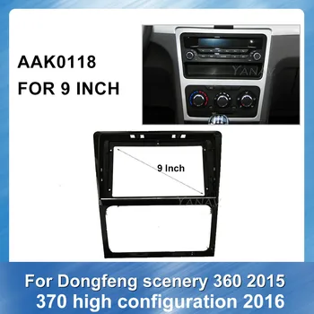 Bil-Radio, dvd-Panel fascia Frame Trim-Kit til Dongfeng feng guang 360 370 2016 Høj match Adapter Genmontering Kit ramme Panel