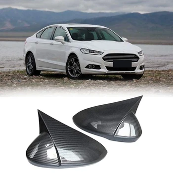Bil bakspejl Dække sidefløj bakspejl Tilfælde Dækker Trim for Ford Mondeo 2013-2019 Rearview Spejl Cover