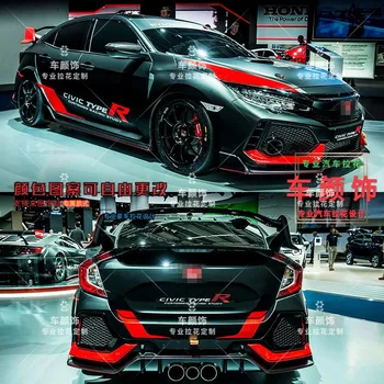 - Bil klistermærker TIL Honda Civic 2016-2021 ændret sports stil, mode krop decals Civic