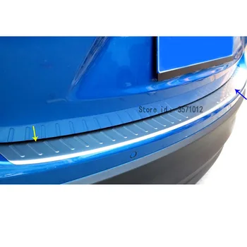 Bilen Kroppen Eksterne Bageste Kofanger Beskytter Trim Dække Detektor Rustfrit Stål Plade Pedal Til Mazda CX-5 CX5 2013 2016