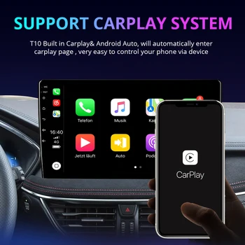 Bilradioen Til Great Wall H6-2017 2 Din Android10.0 Bil til 2din Multimedie-Afspiller Stereo-Bluetooth-Modtager IPS-Skærm Carplay