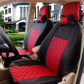 Brugerdefineret Imiteret Læder sædebetræk for Honda Accord PASSER BYEN CR-V XR-V Odyssey Element Pilot bil bil styling tilbehør